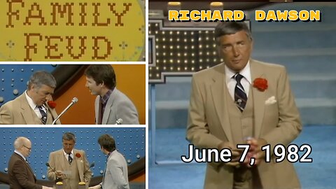 Richard Dawson’s Family Feud June 7, 1982 Classic Game Show Magic