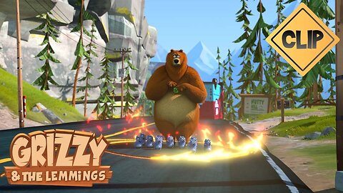 A fascinating diamond attracts the Lemmings - Grizzy & the Lemmings