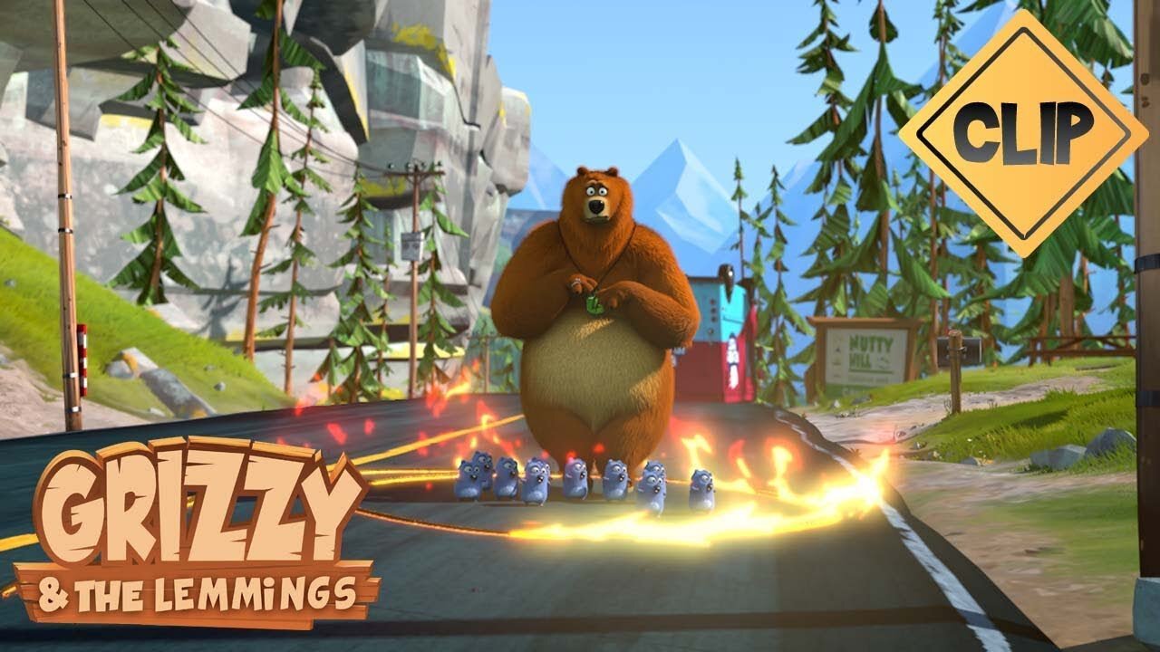 A fascinating diamond attracts the Lemmings - Grizzy & the Lemmings