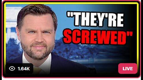 🔴Vance just DROPPED the HAMMER...🔴