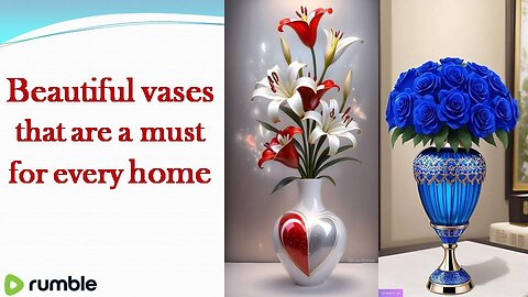 Beautiful vases that are a must for every home