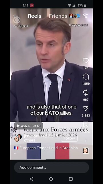 Macron Brings French Soldiers To Greenland