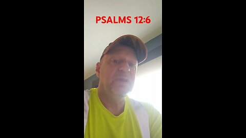 #PSALMS12:6 "GOD'S WORD ! BETTER THAN GOLD !"