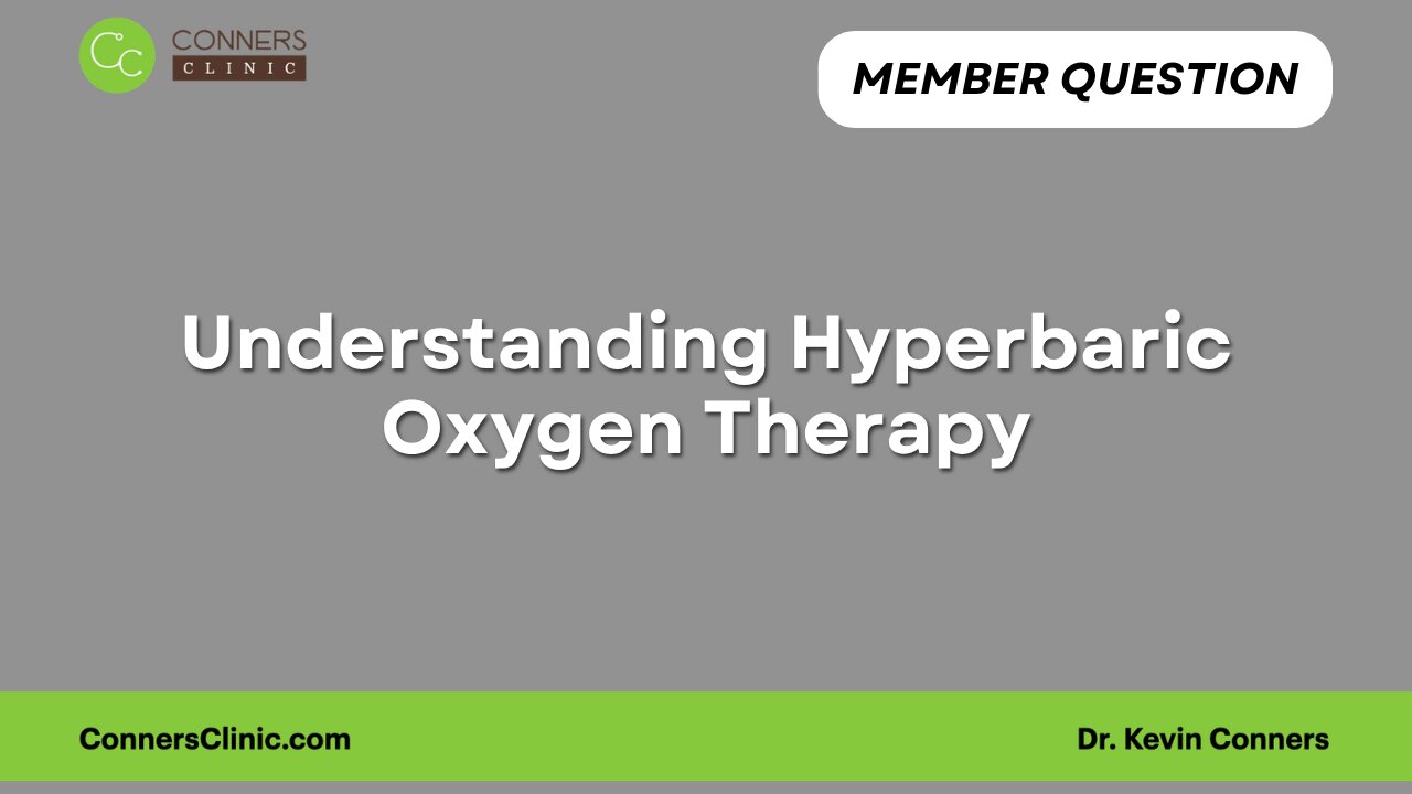 Understanding Hyperbaric Oxygen Therapy