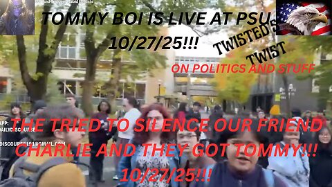 Portland RIOTS: Tommy is live at PSU right now!!! Libs are crying!!!