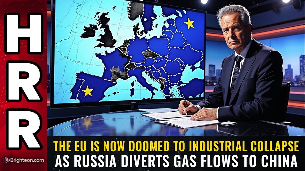 The EU is now DOOMED to industrial collapse as Russia diverts gas flows to China