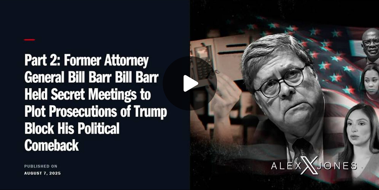 MASSIVE BREAKING BOMBSHELL!🚨Project Veritas Releases Proof That Fani Willis Was Working Under The Direction Of Trump's Former AG Bill Barr To Indict Donald Trump, Alex Jones, Roger Stone, General Flynn, Nick Fuentes, & Others In 2022-2023