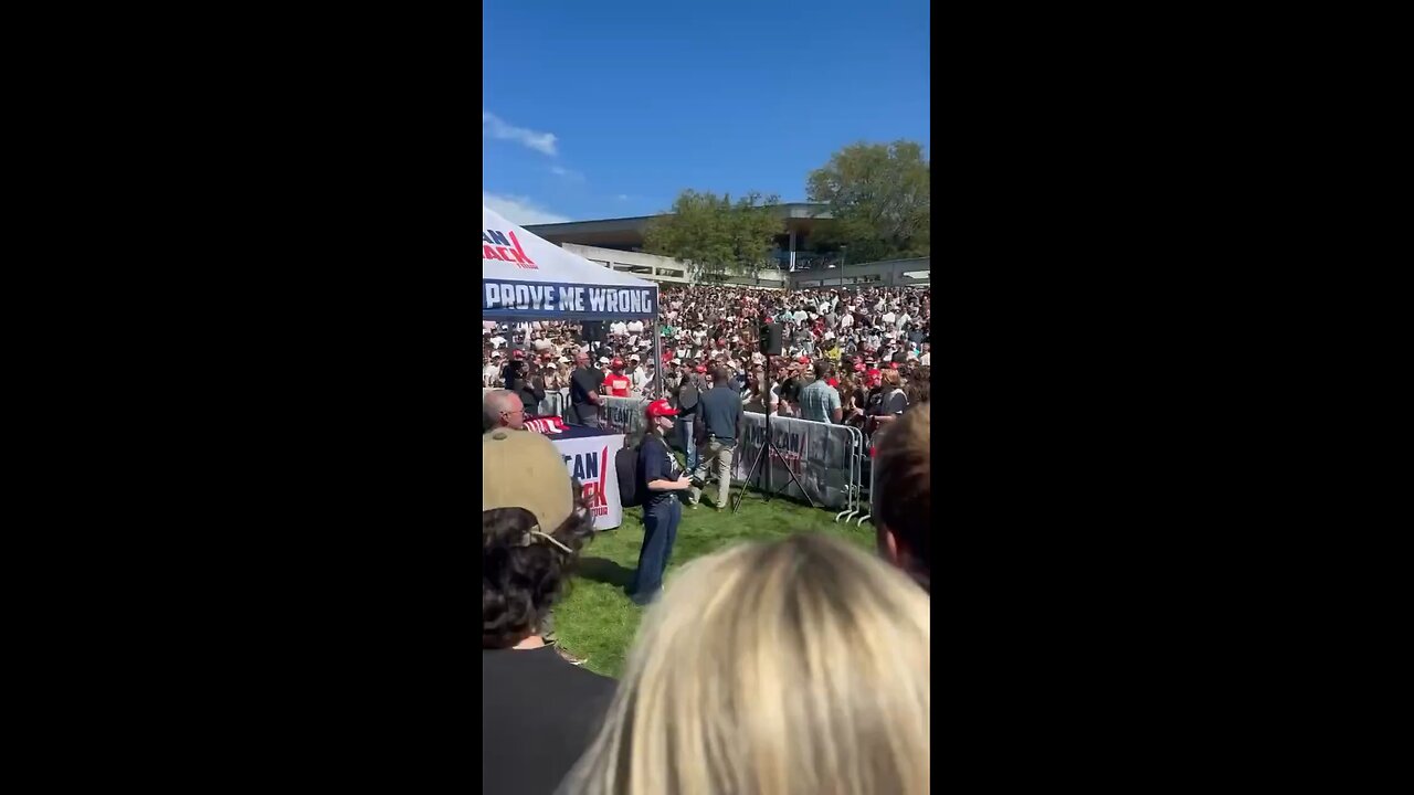 ⚠️Graphic‼️ Another angle of Charlie Kirk getting shot. His team got right on top of him