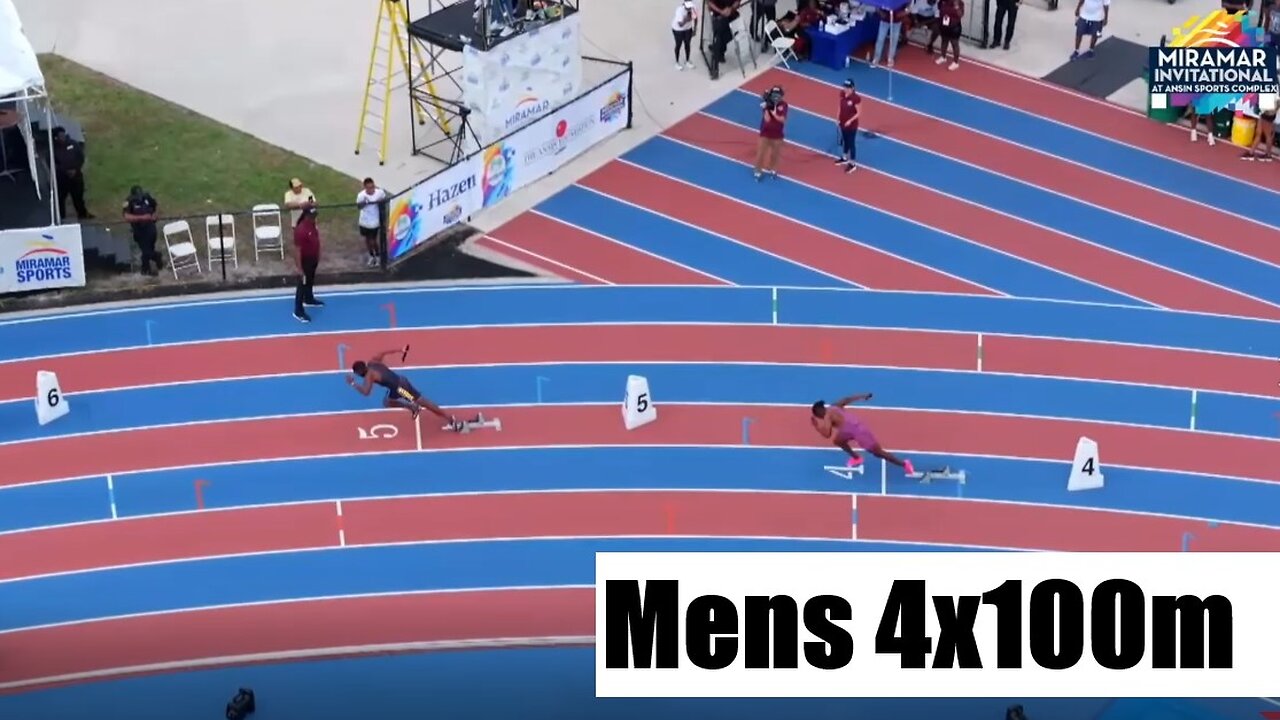 4x100m Relay 2025 Miramar Invitational FT. Kishane Thompson