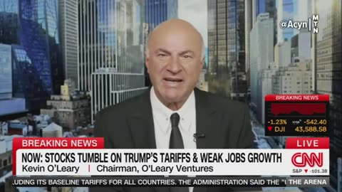 Staunch Trump ally Kevin O’Leary RIPS Trump for firing the BLS Commissioner
