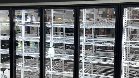 Empty Shelves Spotted at Walmart in Front Royal, Virginia, Ahead of Storm of the Century