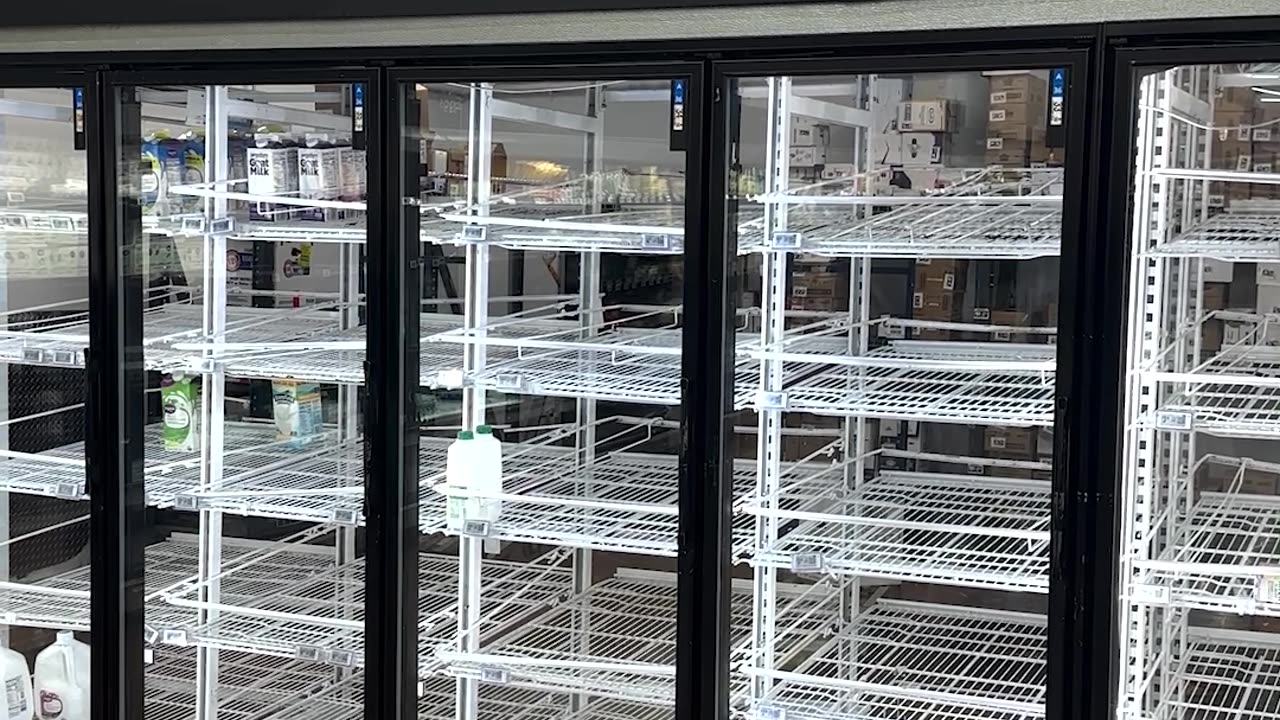 Empty Shelves Spotted at Walmart in Front Royal, Virginia, Ahead of Storm of the Century