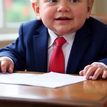 BABY DONALD TRUMP TELLS IT LIKE IT IS! #MAGA #TRUMP