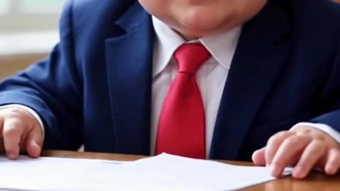 BABY DONALD TRUMP TELLS IT LIKE IT IS! #MAGA #TRUMP