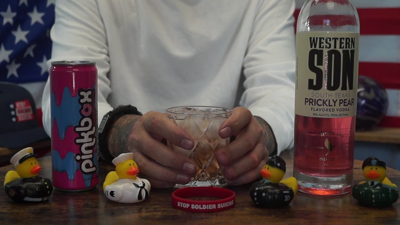 Thomas Golter - Western Son Prickly Pear Vodka & Pinkbox Doughnuts Energy Drink