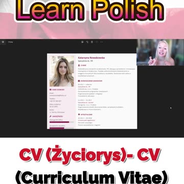 CV (Curriculum Vitae) Part II