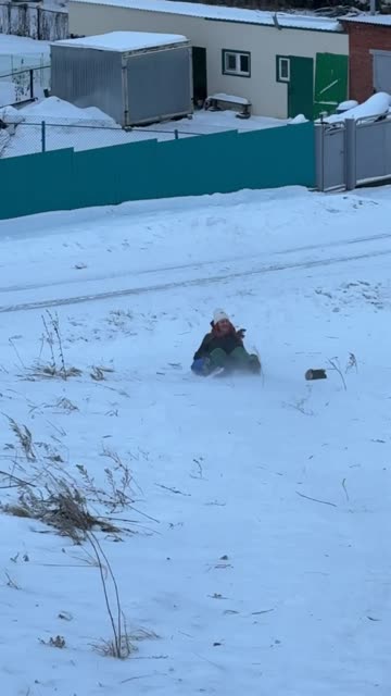 Woman Breaks Collarbone in Sledding Accident