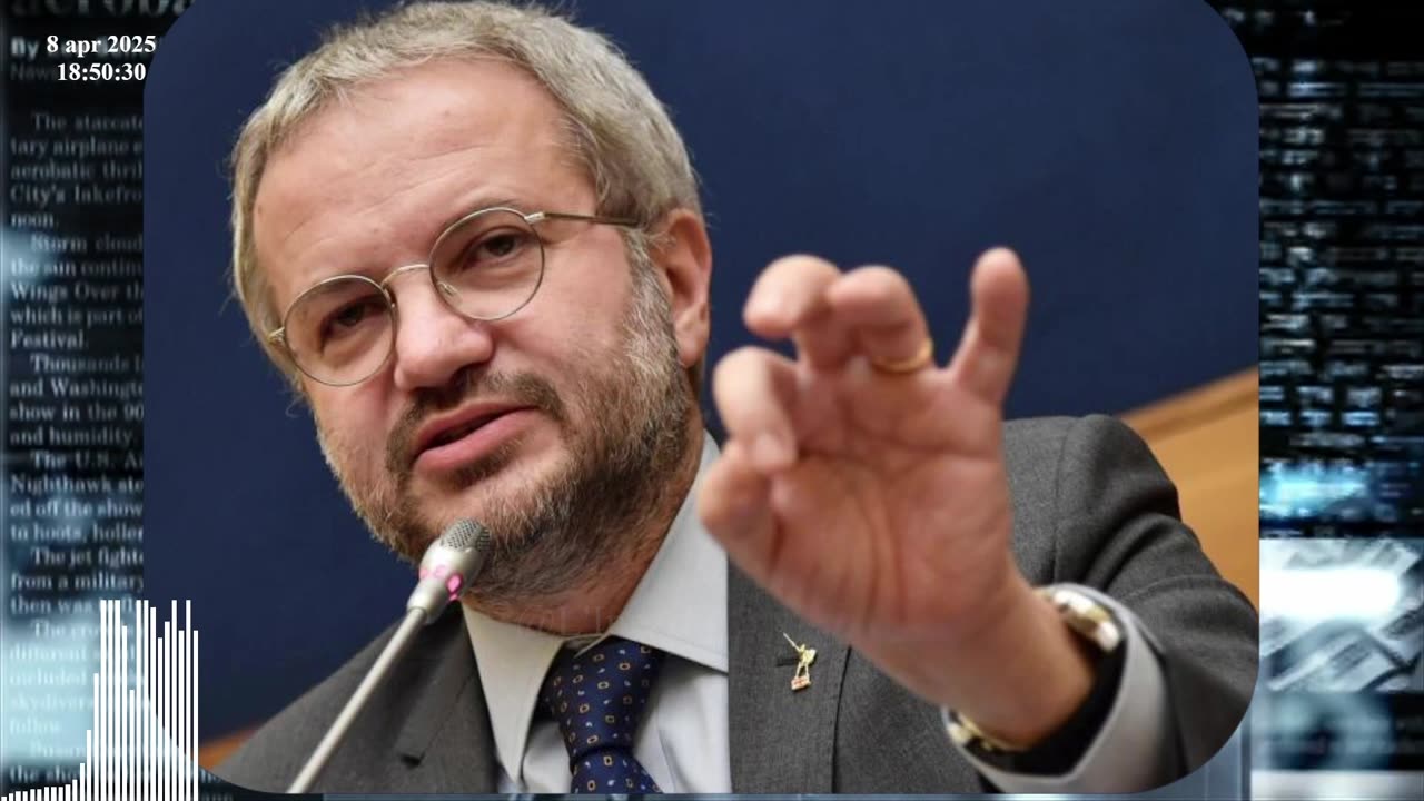 Claudio Borghi Aquilini Intervista radio Il Bazooka U€ - I miliardi Bruciati in Borsa 8-04-2025