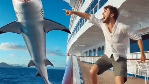 Cat Fight With Shark.