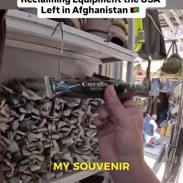 🇺🇸🇦🇫 You can just buy the US equipment that was left there in Afghanistan now