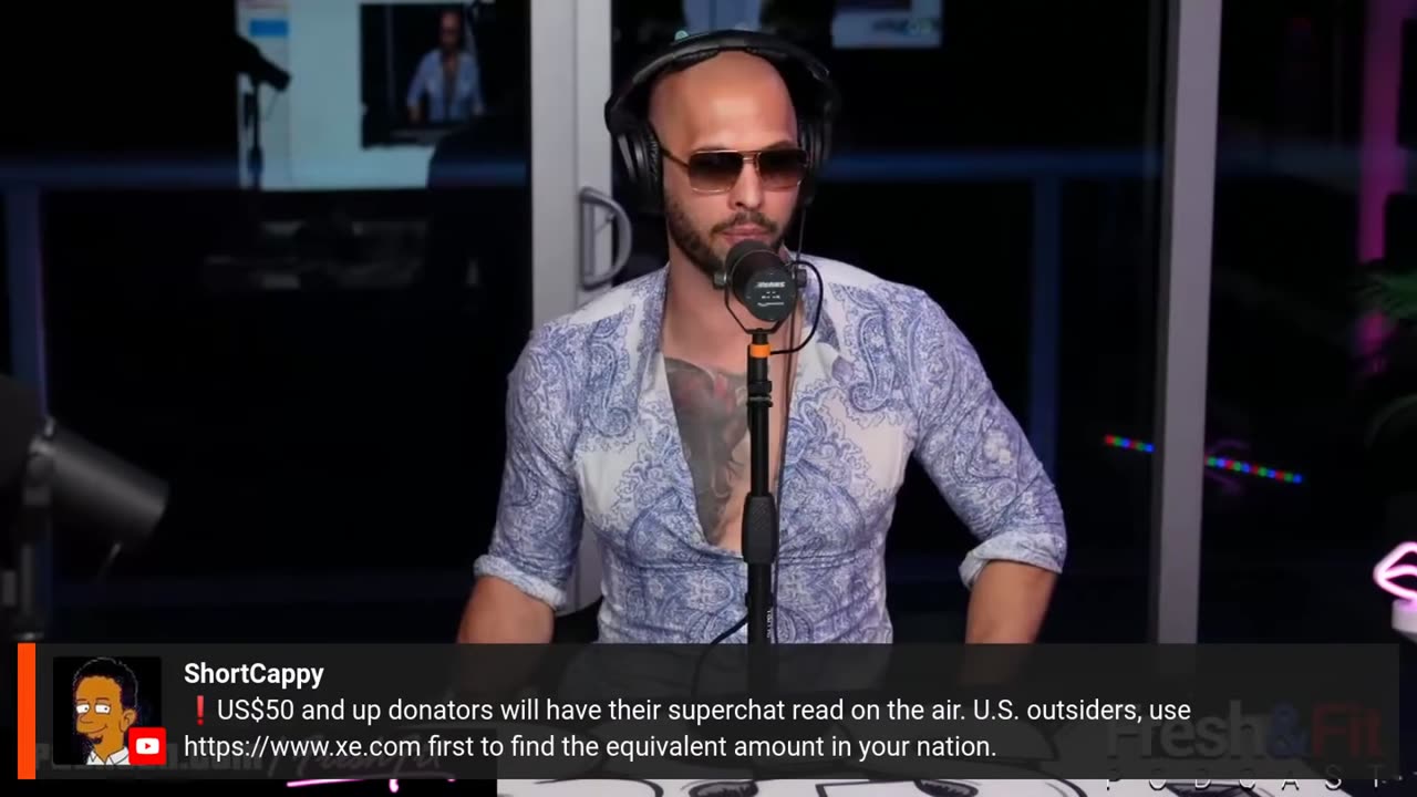 Andrew Tate First Appearance on Fresh & Fit