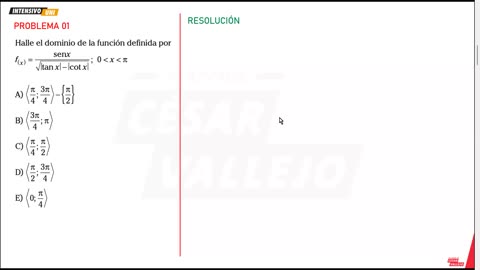 INTENSIVO VALLEJO 2025 | Semana 08 | Geografía | Lenguaje | Trigonometría