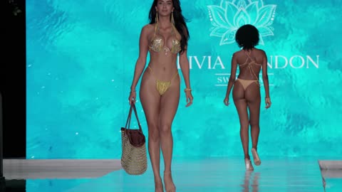 Rachel Pizzolato Stuns in 4K Slow Motion | SAINT CLAIR 2024 | Miami Swim Week Highlights