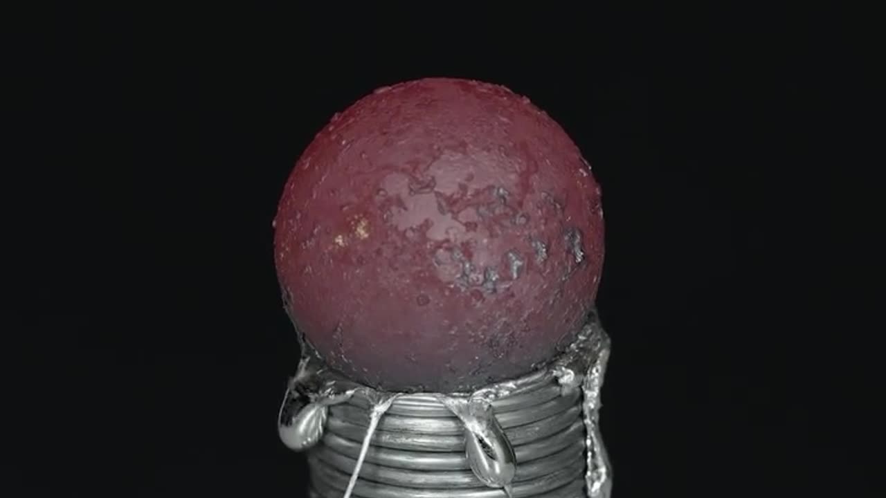 1000 degree Red ball VS Aluminium