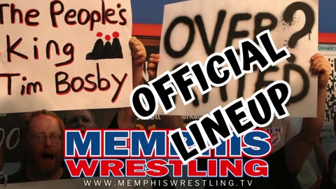 OFFICIAL LINEUP ! WEEK 239 Memphis Wrestling !