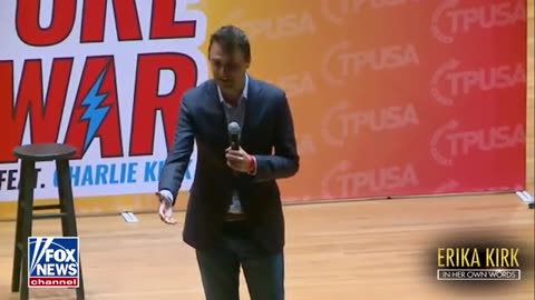 NOVEMBER 5 2025 Erika Kirk breaks down watching video of her late husband