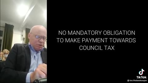 In England the Council tax (former Poll tax) has no basis in law. "NO MANDATORY OBLIGATION TO PAY COUNCIL TAX."