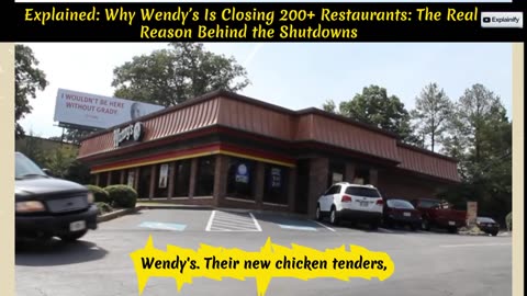 [2025-11-08] Why Wendy’s Is Closing 200+ Restaurants: The Real Reason Behind the Shutdowns