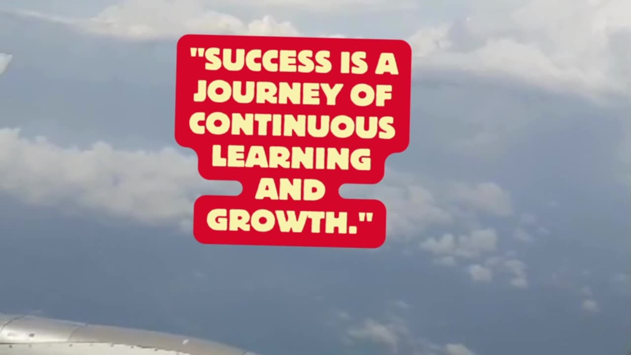 Success can be achieved by applying the motto in video 24