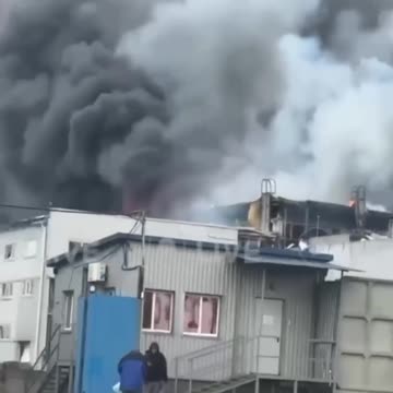 A fire continues in Dnepropetrovsk