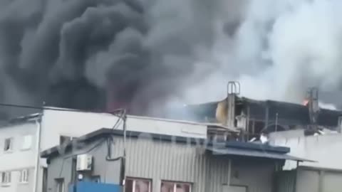 A fire continues in Dnepropetrovsk
