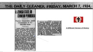1924 news article - bolsheviks / soviets planned jewish state in Crimea