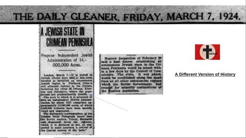 1924 news article - bolsheviks / soviets planned jewish state in Crimea