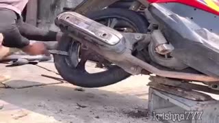 Must Watch: #super #amazing #new #model #bike #tyre #changing #creativity #short