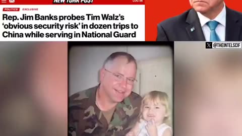 TIM WALZ'S TIES TO CHINESE GOVERNMENT AND SELLING CLASSIFIED...