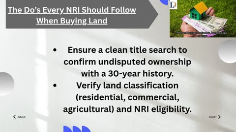 NRI Land Buying in India:Do’s, Don’ts & Legal Checklist