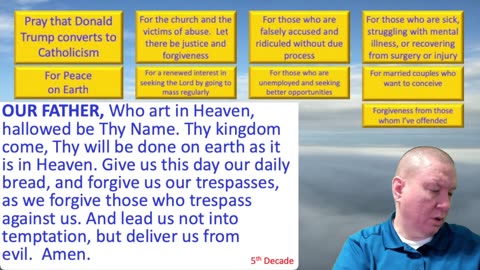 Mary's Daily Live Holy Rosary Prayer at 8:00 p.m. EST 12/18/2025