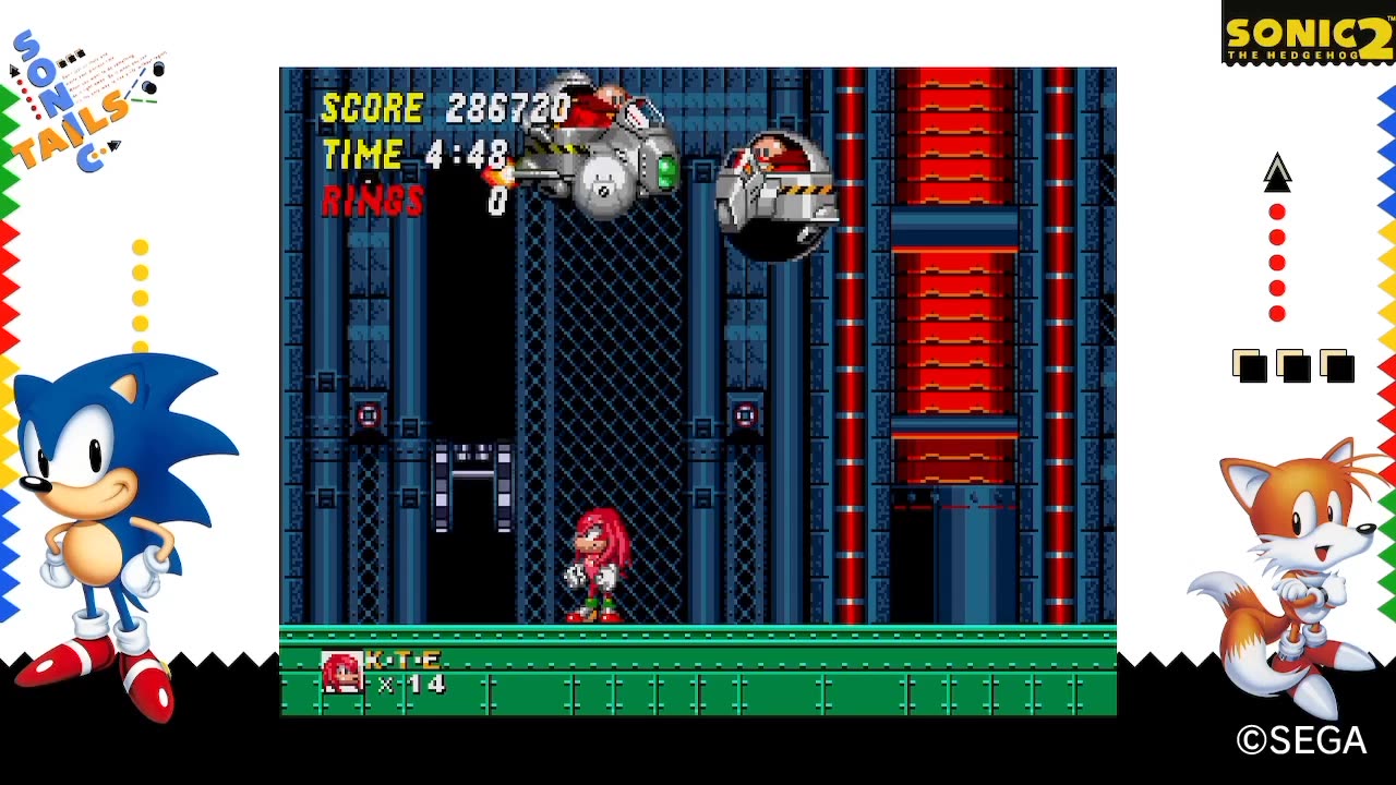 Sonic 2 - Knuckles - All Boss Fights