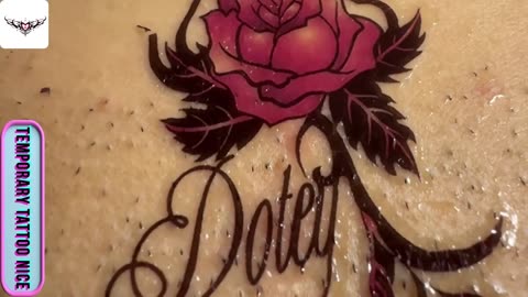 rose tattos#temporarytattoo #temporarytattoos #temporarytattosticker