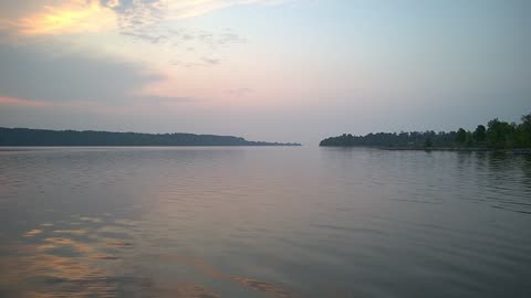 St-Laurent early morning quiet river Canada