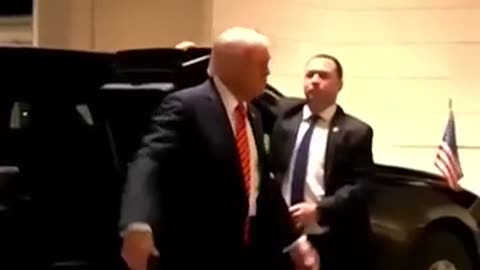 US President Donald Trump’s unique reaction as he steps out of the Beast at Qatar’s Lusail Palace