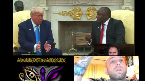 Reacting to asmongold reacting to trump putting the south African president on bloody blast