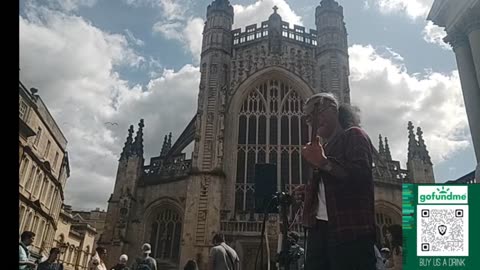 Jazz Nano Street Edition: Busking in Bath, England: 2025 Tour in UK