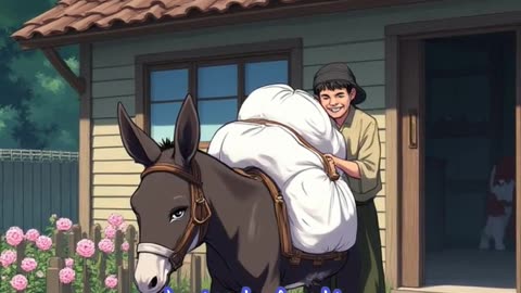 The Donkey and the Salt