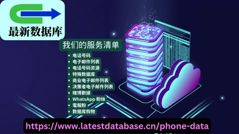 手机号码列表 用于 whatsapp 电报和短信文本营销 | 最新数据库
