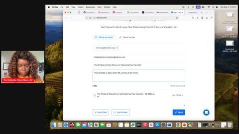 The Kimberly Cloud Show LLC Write a resume/Send Video off to Producers